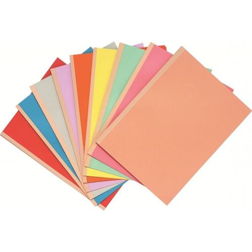 Chemise Exacompta - Paquet De 25 Chemises 'carte 320' 24x32cm Dos 3cm Couleurs Assorties