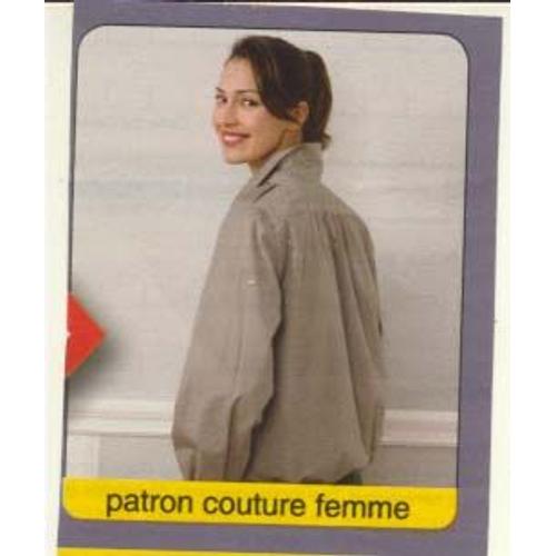 Patron Couture Modes Et Travaux  N° 333823 : Blouson En Gabardine De Coton, Tailles : 36, 38, 40, 42, 44, 46, 48