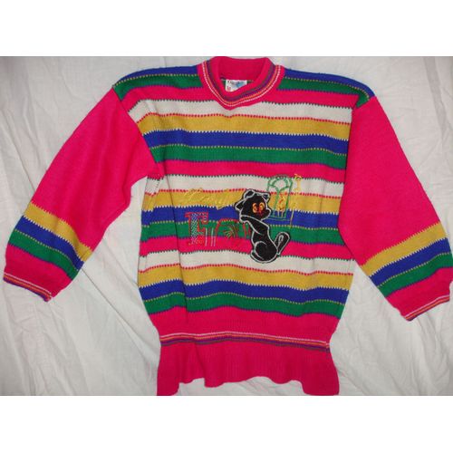 Pull Multicolore 5/6 Ans