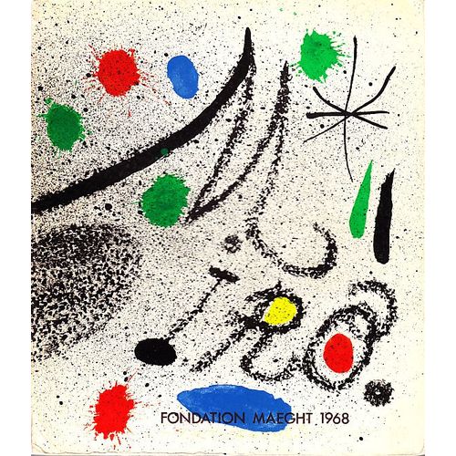 Fondation Maeght - Miro - Saint Paul - 1968 - 4 Lithographies Originales Dont La Couverture