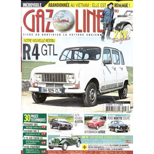 Gazoline  N° 178 : R4 Gtl