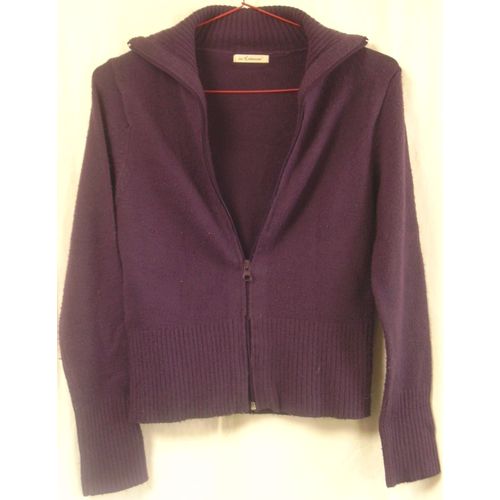 Gilet In Extenso Violet 14 Ans
