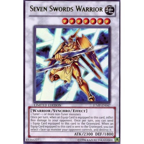 Carte Yu-Gi-Oh Seven Swords Warrior Ultra Rare Limited Edition Jump-En047