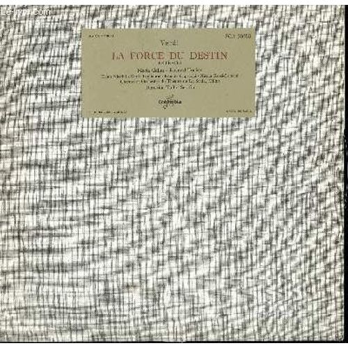 Disque Vinyle 33t La Force Du Destin. Extraits