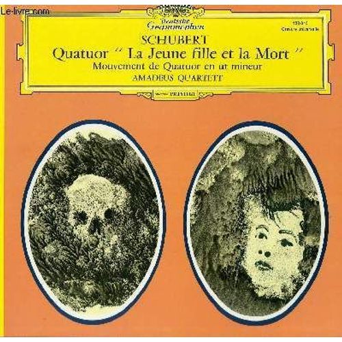 Disque Vinyle 33t Quatuor La Jeune Fille Et La Mort Mouvement De Quatuor En Ut Mineur