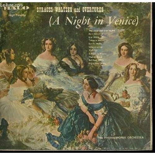 Disque Vinyle 33t A Night In Venice. Thousand And One Nights / Rosenkavalier / Last Waltz / Treasure Waltz / Violettes / Vienna Blood