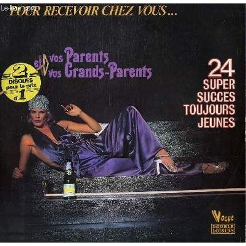 2 Disques Vinyle 33t 24 Super Succes Toujours Jeunes. Reve De Valse / La Chauve Souris / Violetta / Tristesse / La Java Chaloupee / Le Chaland Qui Passe / La Vie Parisienne / Conga Beso / ...