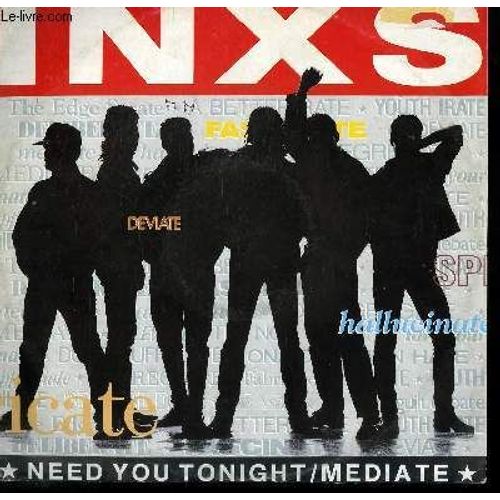 Disque Vinyle Maxi 45t Need You Tonight / I'm Comming