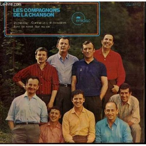 Disque Vinyle 33t Un Mexicain / Avec Ce Soleil / Sur Ma Vie / Comme Un P'tit Coquelicot / C4etait Hier / Mariage Indien