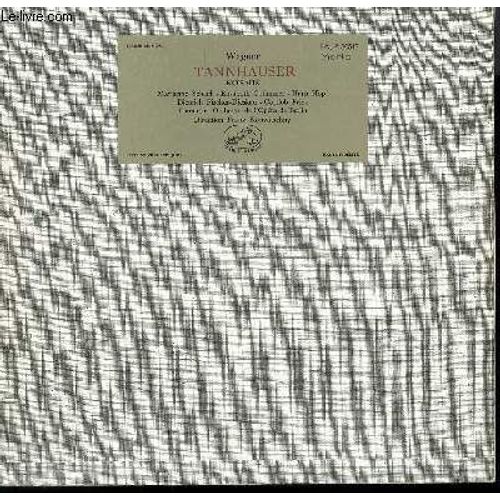 Disque Vinyle 33t Tannhauser. Extraits