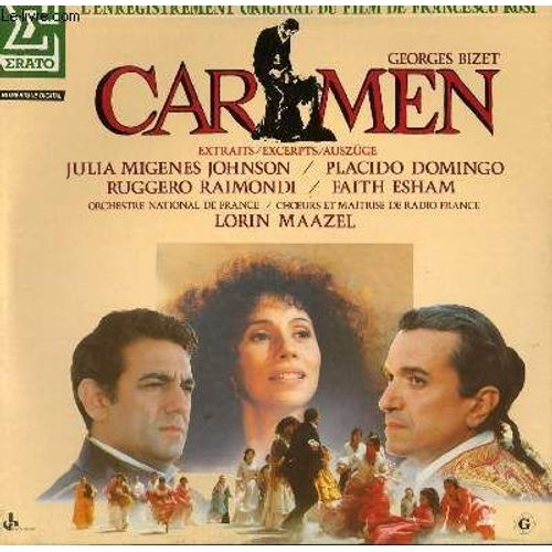 Disque Vinyle 33t Carmen Opera En 4 Actes