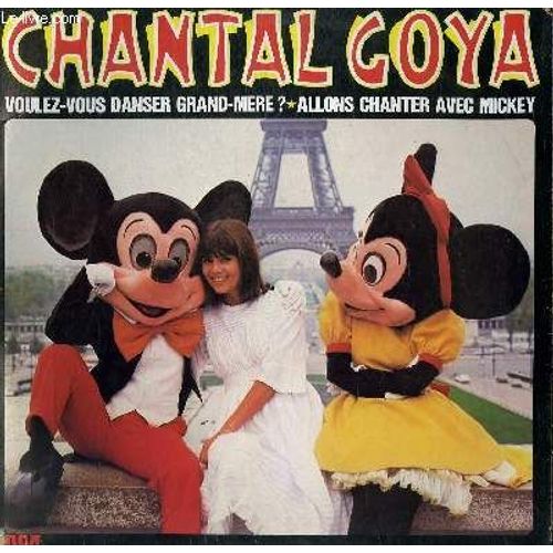 Disque Vinyle 33t Voulez Vous Danser Grand Mere / Allons Chanter Avec Mickey / Un Lapin / A.B.C.D. / Davy Crockett / Dans Notre Maison / Adieu Les Jolis Foulards / Quatre Petits Soldats