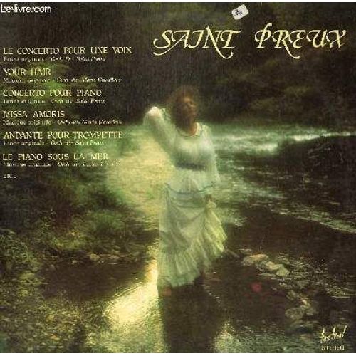 2 Disques Vinyle 33t Le Concerto Pour Une Voix / Concert Sous Marin / Sonate Venddenne / A?Dante Trompette / Naufrage / Your Hair / Prelude Pour Piano / Allegretto Pour Flute / ...