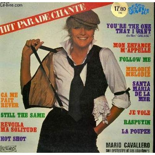 Disque Vinyle 33t Hit Parade Chante. Ca Me Fait Rever / Hot Shot / Rasputin / La Poupee / Revoila Ma Solitude / Still The Same / Je Vole / Santa Maria De La Mer