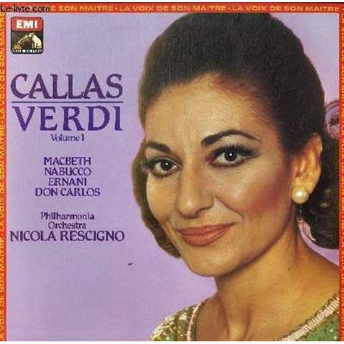 Disque Vinyle 33t Vol1. Mac Beth / Nabucco / Ernani / Don Carlos. Par The Philharmonia Orchestra Sous La Direction De Nicola Rescigno