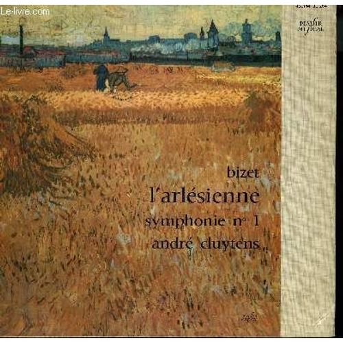 Disque Vinyle 33t Symphonie En Ut Majeur / L'arlesienne. Par L'orchestre National De La Rtf Soius La Direction De Andre Cluytens