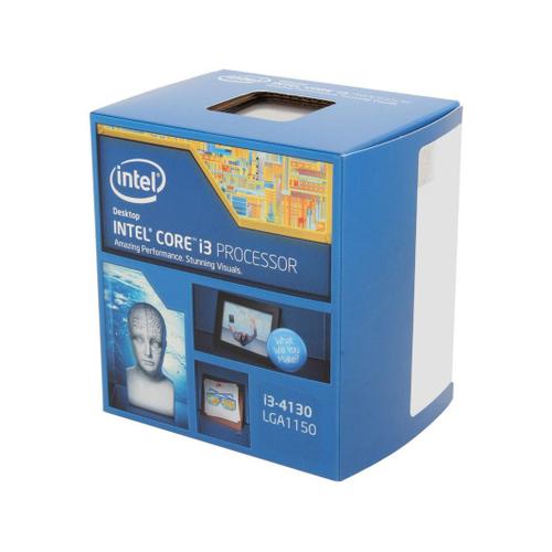 Intel Core i3-4130 - Core i3 4e generation Haswell Dual-Core 3,4 GHz LGA 1150 54 W Intel HD Graphics 4400 Processeur d'ordinateur de bureau