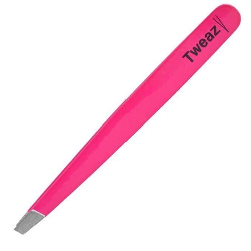 K-Pro Tweazy Pince À Épiler Professionnelle - Pincettes En Acier Inoxydable Pour L'épilation Des Sourcils (Neon Rose) 