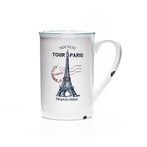 Mug Vintage Paris Tour Eiffel Effet Émaillé Tasse Rétro