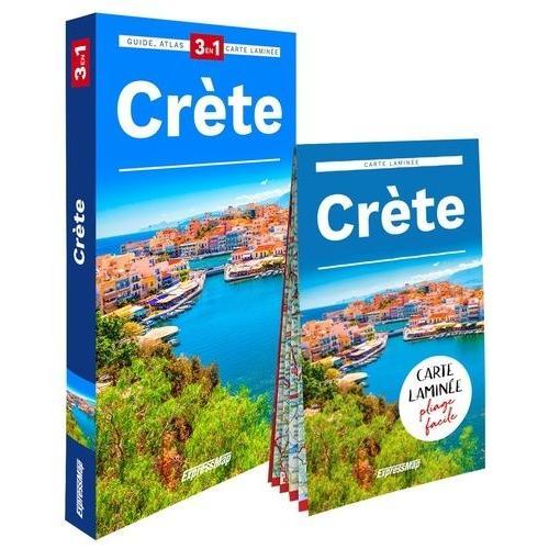 Crète - Guide + Atlas + Carte 1/170 000