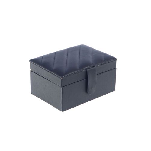 Coffret de rangement 3 montres bleu