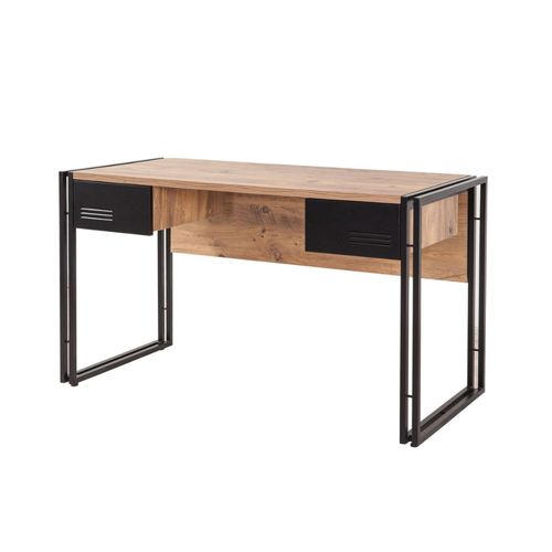Bureau Industriel Avec Tiroirs Skirv
