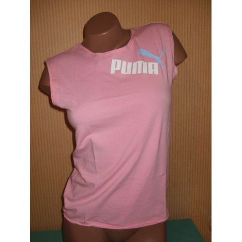 T-Shirt Tee Shirt Débardeur Femme Puma Taille 40 Rose Sport
