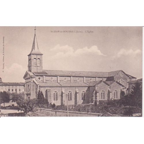 Saint-Jean-De-Bournay - L'église - Carte Précurseur - 1er Choix - Ref 060269