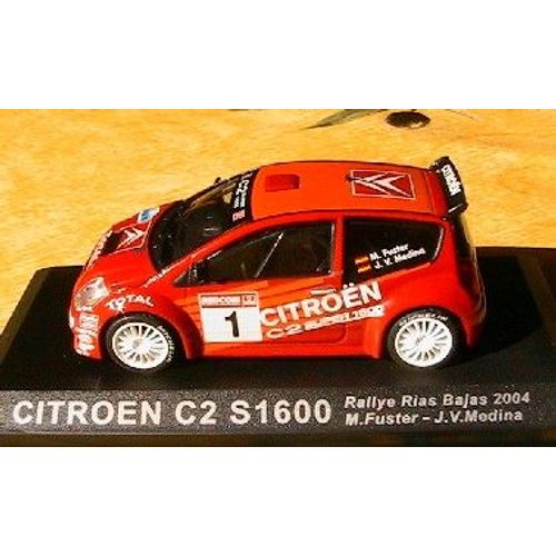 Citroen C2 S1600 Rallye Rias Bajas 2004 1/43 Fuster New-Ixo