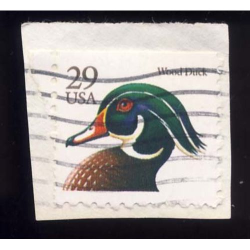 Timbre U S A, Wood Duck, 29 Cents Oblitéré
