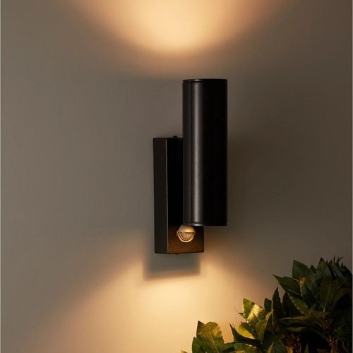 Applique Murale Extérieure Acier Inoxydable Avec Capteur Pir Pimlico Anthracite 127 Mm