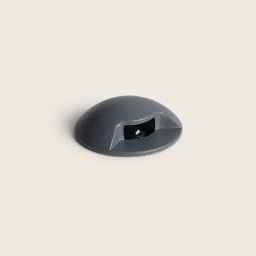 Balise Extérieure Led 1w Encastrable Au Sol Letso 1l Grise Blanc Chaud 2700k