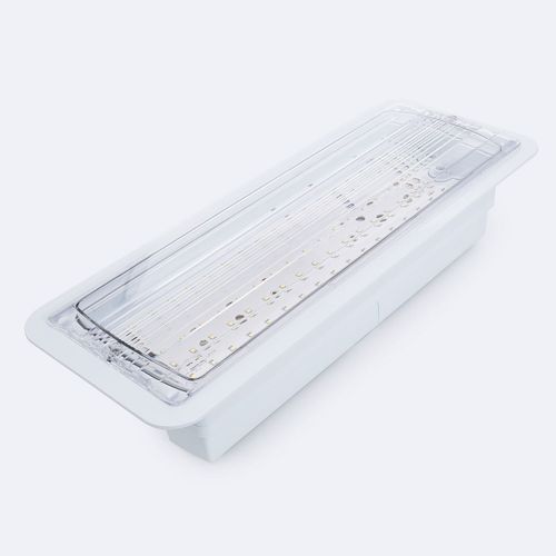 Éclairage De Secours Led Encastrable 160lm Permanent/Non Permanent Coupe 155x400 Mm 5500k - 6000k 90 Mm