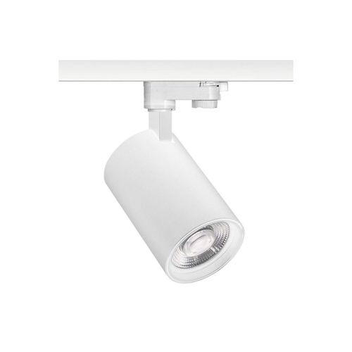 Spot Pour Rail Monophasé Riuk Pour Ampoule Gu10 Blanc