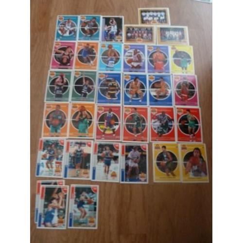 Lot 33 Cartes Panini Basket Fr 1994