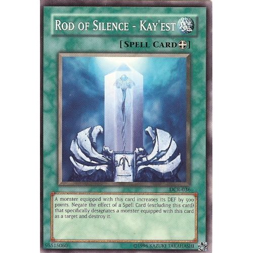 Yu Gi Oh - Rod Of Silence Kay'est - Dcr-036 - Commune - Anglais - Dark Crisis