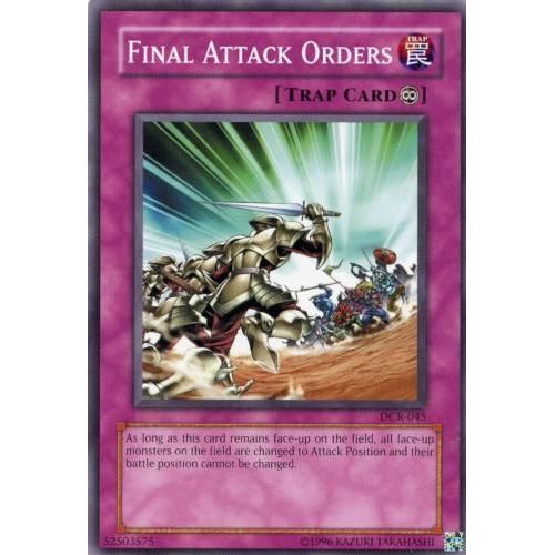 Yu Gi Oh - Final Attack Order - Dcr-045 - Commune - Anglais - Dark Crisis