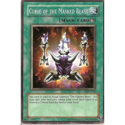 Yu-Gi-Oh! - Curse Of The Masked Beast - Lon-016 - Commune - Anglais