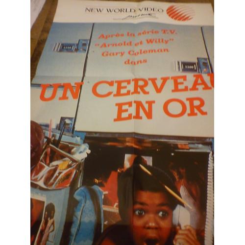 Affiche Du Film.Un Cerveau En Or.Avec Gary Coleman (Arnold Et Willy).156/55,5.Tbe