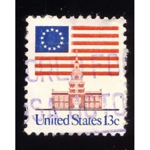 Timbre U S A, United States 13 Cents Oblitéré