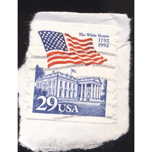 Imbre U S A, , The White House 1792 - 1992, 29 Cents Oblitéré