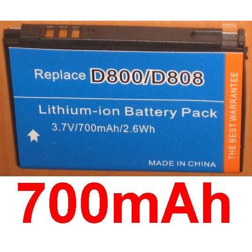 Batterie D'origine Li-Ion 3,7v 1000mah D800 Sous Sachet Pour Batterie Samsung D800