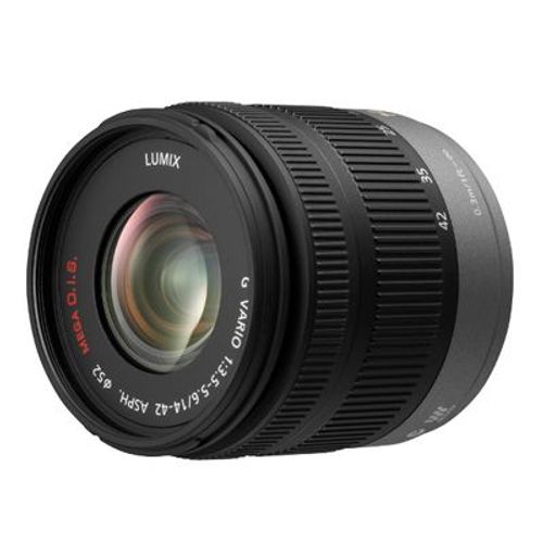 Objectif Panasonic Lumix H-FS014042E - Fonction Zoom - 14 mm - 42 mm - f/3.5-5.6 - Micro Four Thirds - pour Kodak PIXPRO S-1; AVCCAM AG-AF100; Lumix G AG-GH4UP, DC-GX880, DMC-GX80