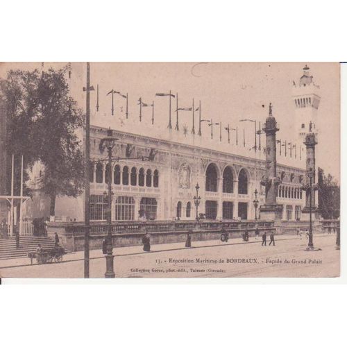 Bordeaux - Exposition Maritime Du Grand Palais - Oblitérée En 1907 - Ref 060376