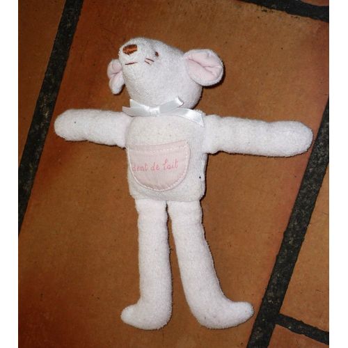 Trousselier Souris Dent De Lait Peluche Doudou 20 Cm