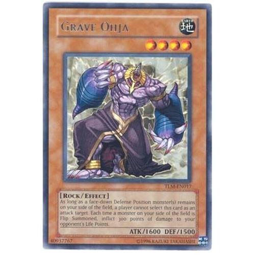 Yu Gi Oh - Grave Ohja - Tlm-En017 - Rare - Anglais - The Lost Millenium