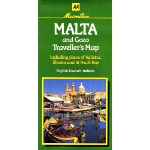 Malta And Gozo Travellers Map (Aa Maps)