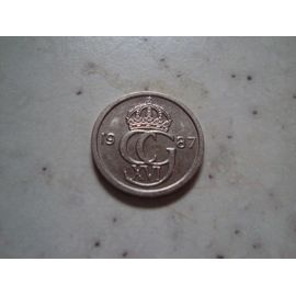 Suède...Pièce De 10 Ores Sverige. C G X V I ..1987.