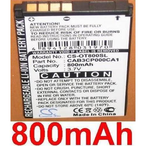 Batterie D'origine Li-Ion Sous Sachet Alcatel Ot 800 Pour Alcatel Ot 800