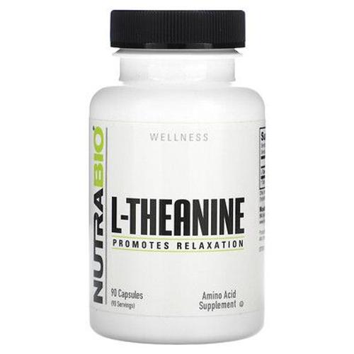 Nutrabio L-Théanine, 200 Mg, 90 Capsules 